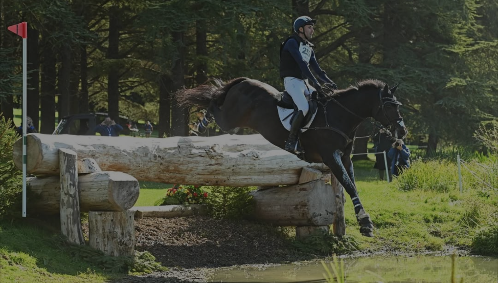 US International 5* Event rider Chris Talley eventing at Blenheim Palace International Horse Trials 